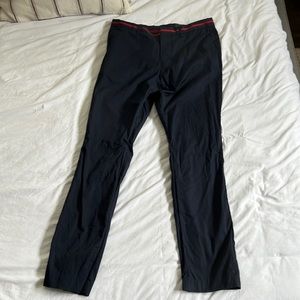 H&M men’s casual dress pants, navy blue